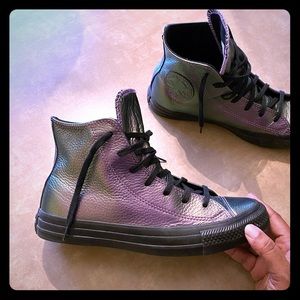 Iridescent Purple Converse
